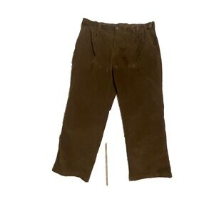 Croft & Barrow Corduroy 98% cotton dark brown Men's‎ pants  Size 44X32